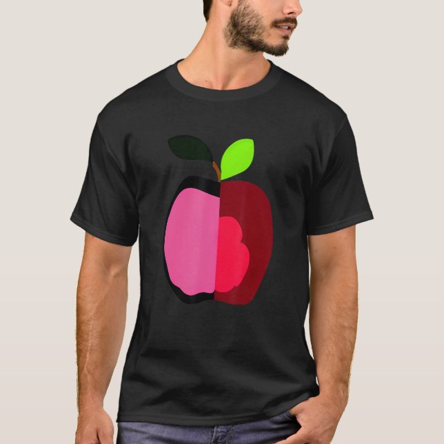 silly Apple vegetarian T Shirt (Framsida)