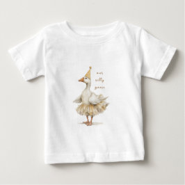 Silly Goose 3-årsdag Gul Akvarell T Shirt