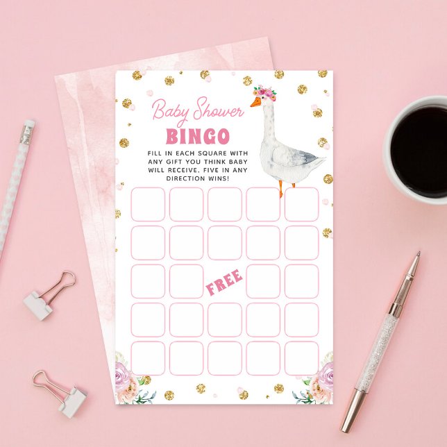 Silly Goose Baby Shower Bingo Game (Skapare uppladdad)