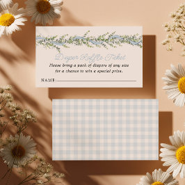 Silly Goose Baby Shower Diaper Raffle Tilläggskort