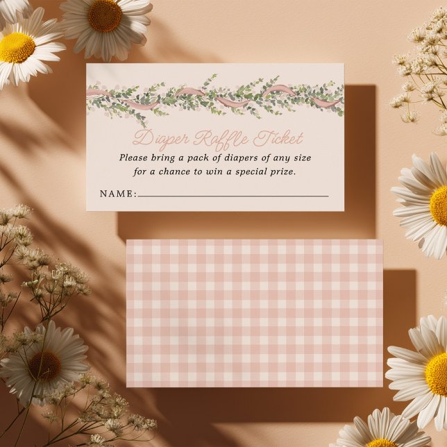 Silly Goose Baby Shower Diaper Raffle Tilläggskort (Skapare uppladdad)