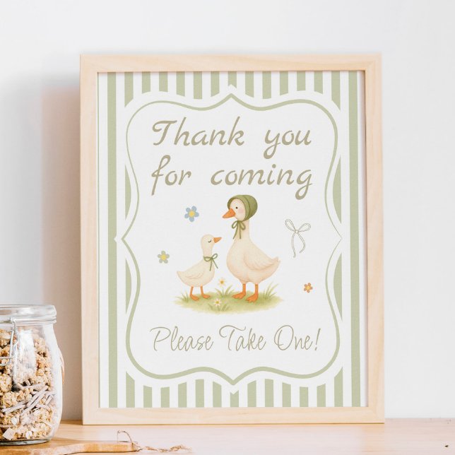 Silly Goose Baby Shower Favor  Poster (Skapare uppladdad)