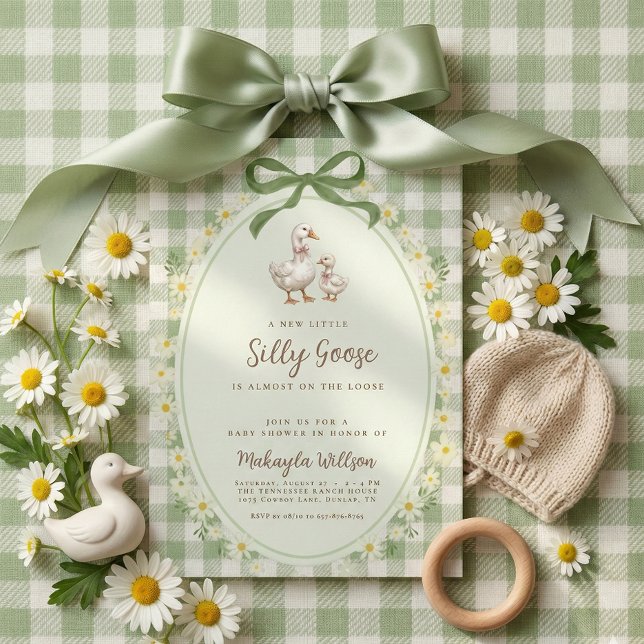 Silly Goose Baby Shower Invitation Inbjudningar (Skapare uppladdad)