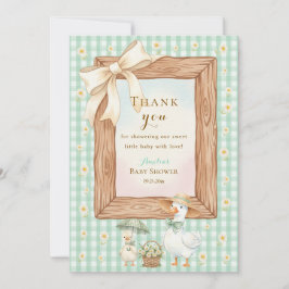 Silly Goose Baby Shower Thank You Card Tack Kort