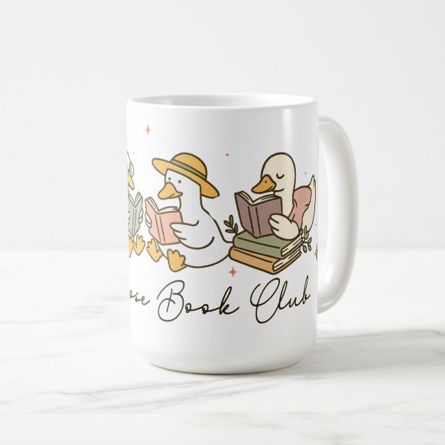 Silly Goose Bokklubb Läsning  Kaffemugg (Framsida höger)