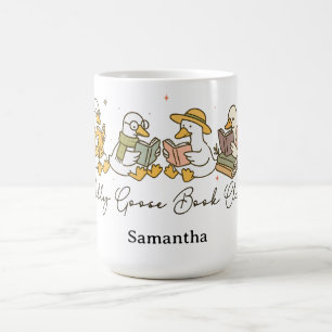 Silly Goose Bokklubb Läsning Personlig Kaffemugg