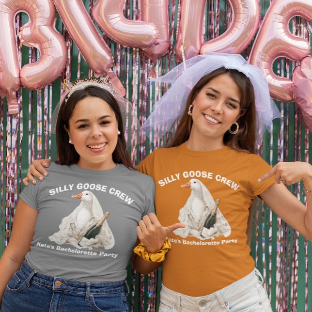 Silly Goose Crew Brud Spenarbalajsparty T Shirt (Skapare uppladdad)