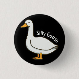 Silly Goose Funny Cartoon Goose Knapp