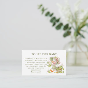Silly Goose Gooseberry Books för baby shower Tilläggskort