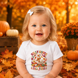 Silly Goose Höststämning Falsk Virkad Gås Unisex T Shirt