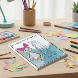 Silly Goose Kids Custom Daily Routine Checklist Anteckningsblock