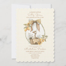 Silly Goose Lemon Watercolor Baby Shower