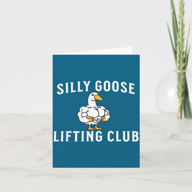 Silly Goose Lifting Club  Kort (Framsida)
