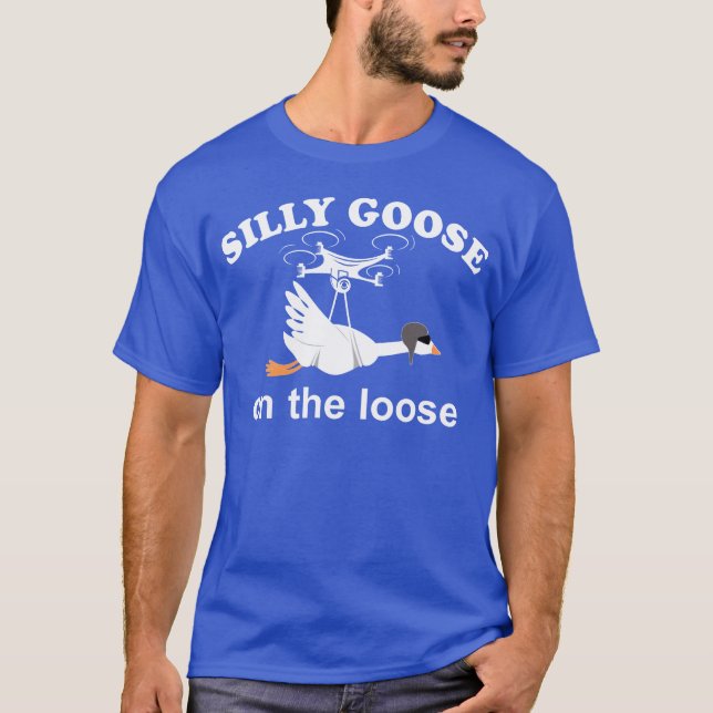 Silly goose on the loose funny silly goose boy t shirt (Framsida)