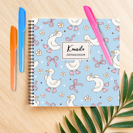 Silly Goose Rosa Båge Coquette Anpassad Skript Nam