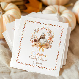 Silly Goose Rustic Fall Baby shower Thank you Pappersservett