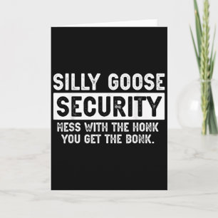 Silly Goose Security Roligt Halloween-kostym Kort