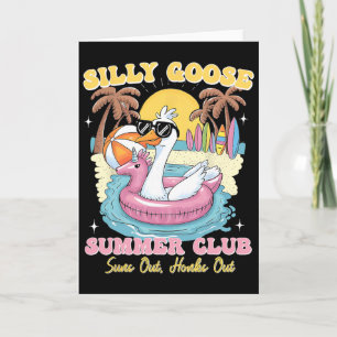 Silly Goose Sommar Klubb Sommarlov Strand Kvinnor Kort