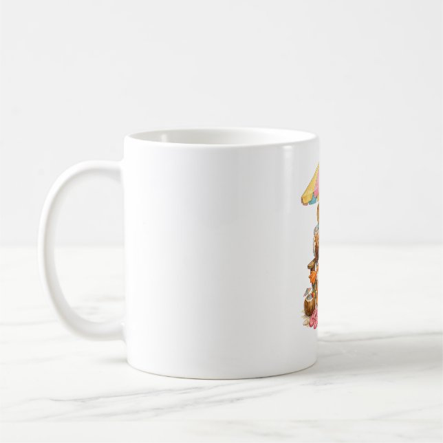 Silly Goose Sommarlov Iced Coffee Beach Chai Kaffemugg (Vänster)