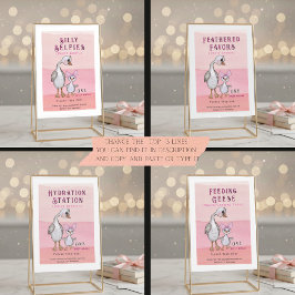 Silly Goose Universell Partyskiljtmall | Redigera Inbjudningar