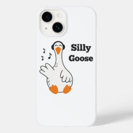 Silly Goose Wearing Headphones – Cute Funny Goose