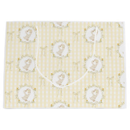 Silly Goose Yellow Gingham wildflower Baby Shower