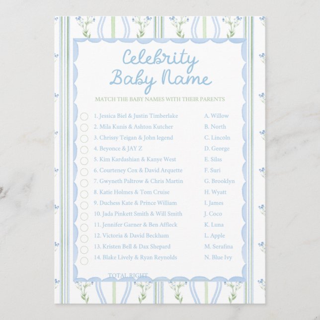 Silly Little Goose Baby Shower Game (Framsida)