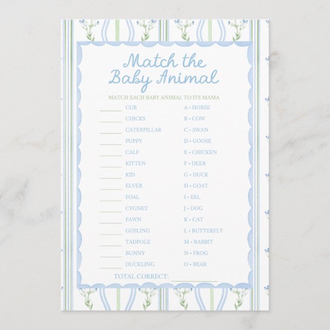 Silly Little Goose Baby Shower Game (Framsida)