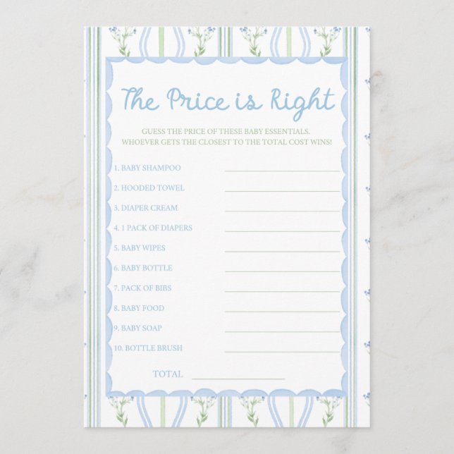 Silly Little Goose Baby Shower Game (Framsida)