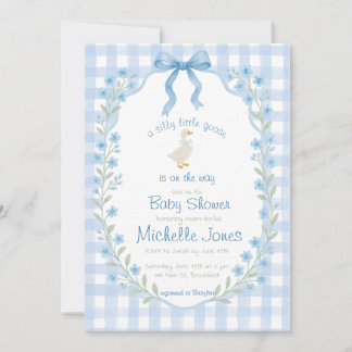 Silly Little Goose Baby Shower  Inbjudningar