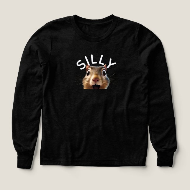 Silly Squirrel Kids T Shirt (Design framsida)