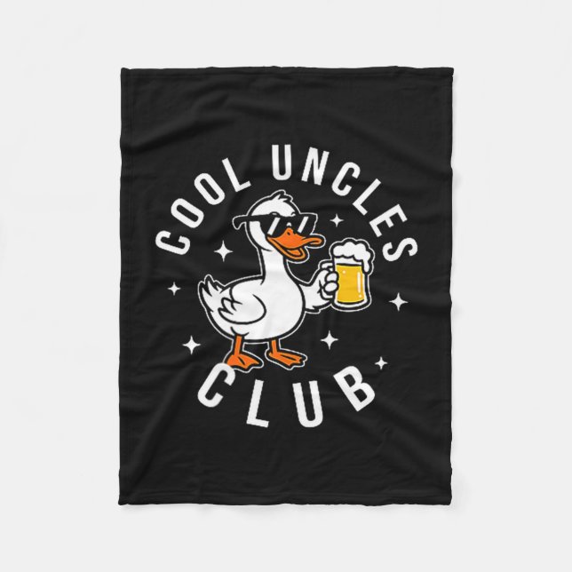 Silly Uncle Goose Cool Uncles Club Shirt Men Uncle Fleecefilt (Framsidan)
