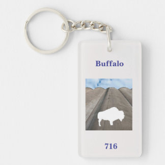 Silo- och Buffalo 2-nyckelkedja Nyckelring