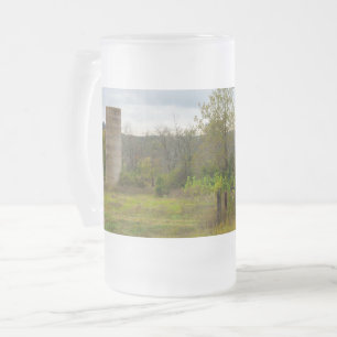 Silo Står Fortfarande Frostad Mugg