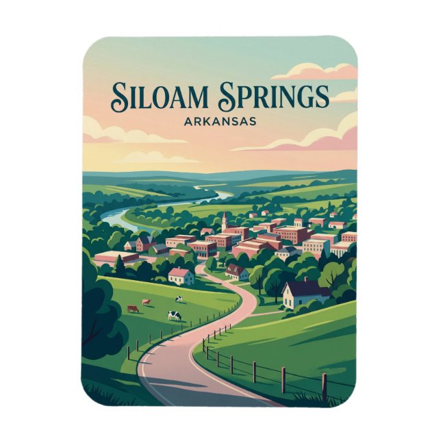 Siloam Springs USA Magnet (Vertikal)