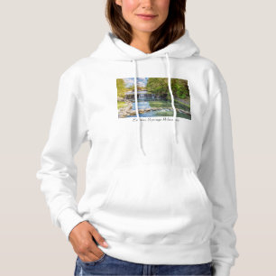 Siloam Vår Sager Bäck Waterfall Hoodie T Shirt