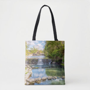 Siloam Vår Sager Bäck Waterfall Tote Bag Tygkasse