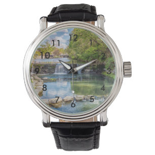 Siloam Vår Sager Bäck Waterfall Wrist Watch Armbandsur