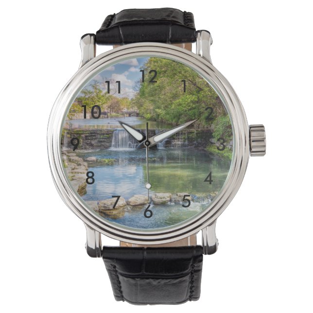 Siloam Vår Sager Bäck Waterfall Wrist Watch Armbandsur (Framsida)