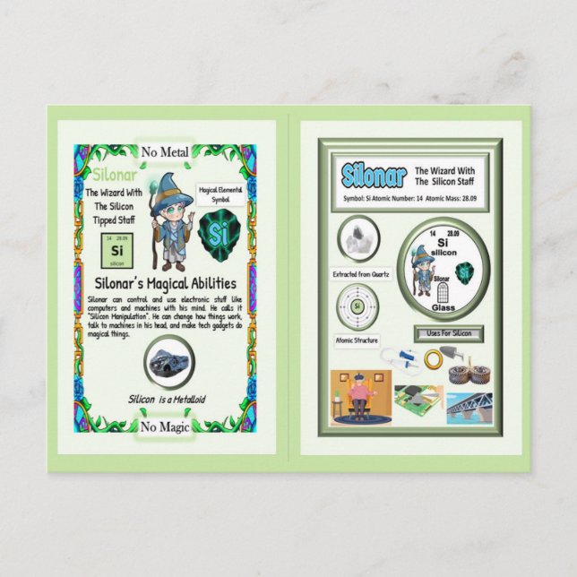 Silonar-guiden - Silicon Inslag Vykort (Framsida)