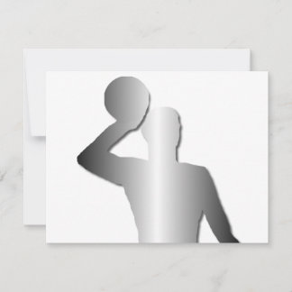 Silouette med vatten polo-spelare