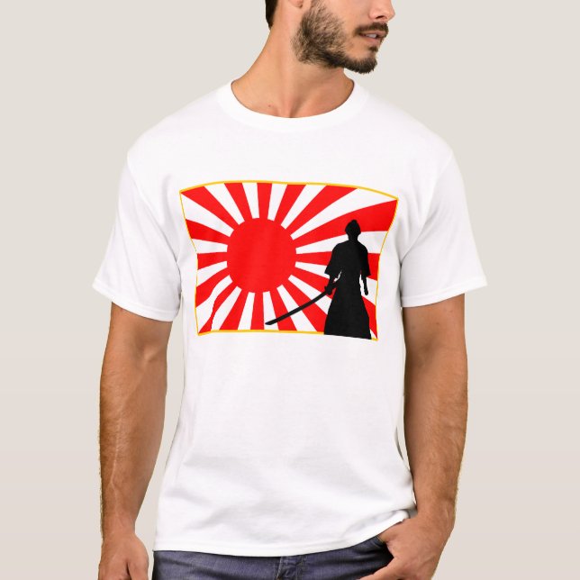 Silueta Samurai. Tee (Framsida)