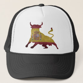 Silueta Toro Bandera de España Keps