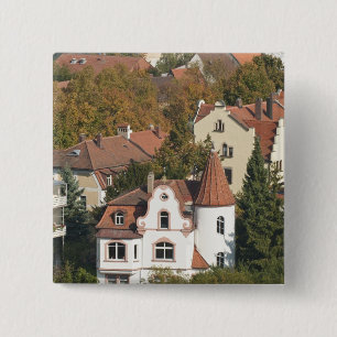 Siluett av Bamberg, Tyskland Knapp