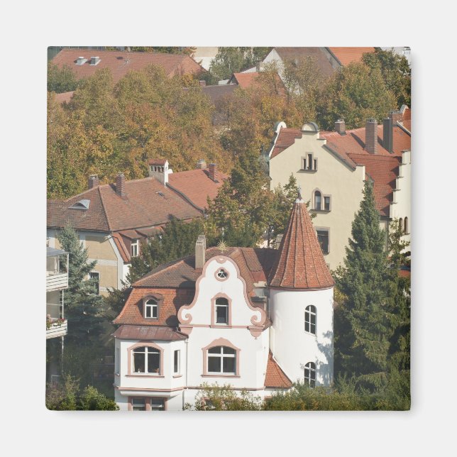 Siluett av Bamberg, Tyskland Magnet (Framsidan)