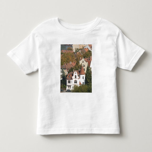 Siluett av Bamberg, Tyskland Tee Shirt (Framsida)