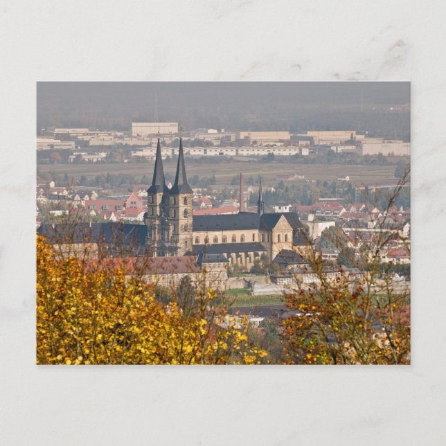 Siluett av Bamberg, Tyskland Vykort (Framsida)
