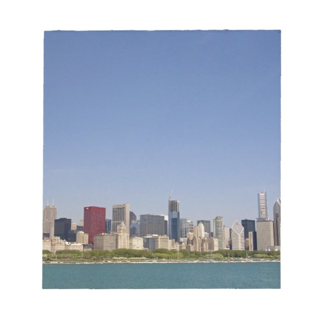 Siluett av Chicago, Illinois, USA. Anteckningsblock (Framsida)