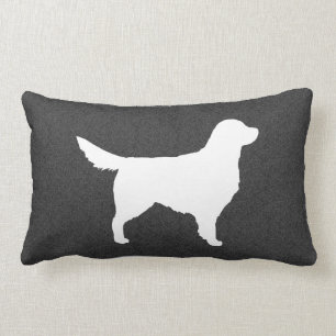Siluett av Golden Retriever Lumbarkudde