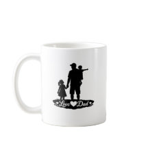Siluett Fars Dag Familjegrafik